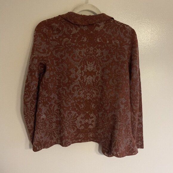 Chico's Brown Patterned Cardigan - Picture 10 of 10